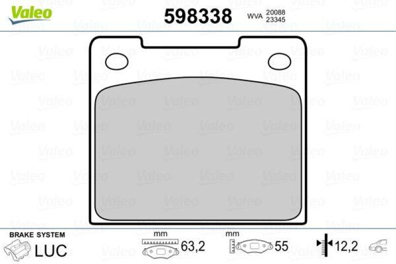 VALEO 598338 SBB-Satz PREMIUM