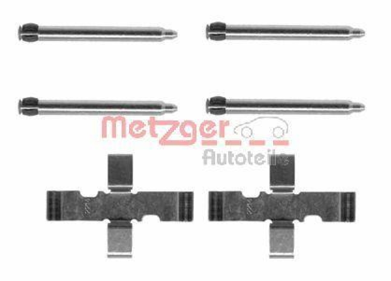 METZGER 109-1101 Zubehörsatz, Scheibenbremsbelag für FORD/KIA/OPEL