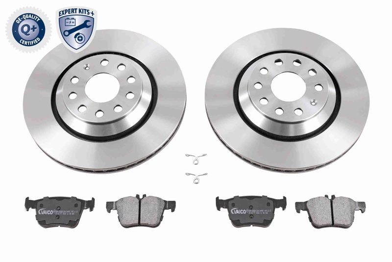 VAICO V10-6630 Bremsensatz, Scheibenbremse Hinterachse für VW