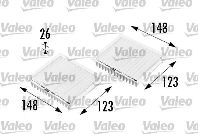 VALEO 698469 Innenraumluftfilter