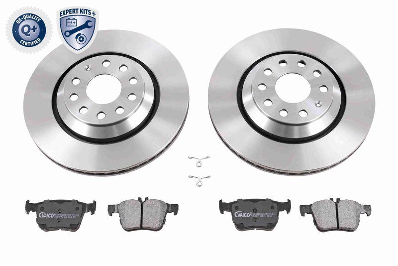 VAICO V10-6630 Bremsensatz, Scheibenbremse Hinterachse f&uuml;r VW