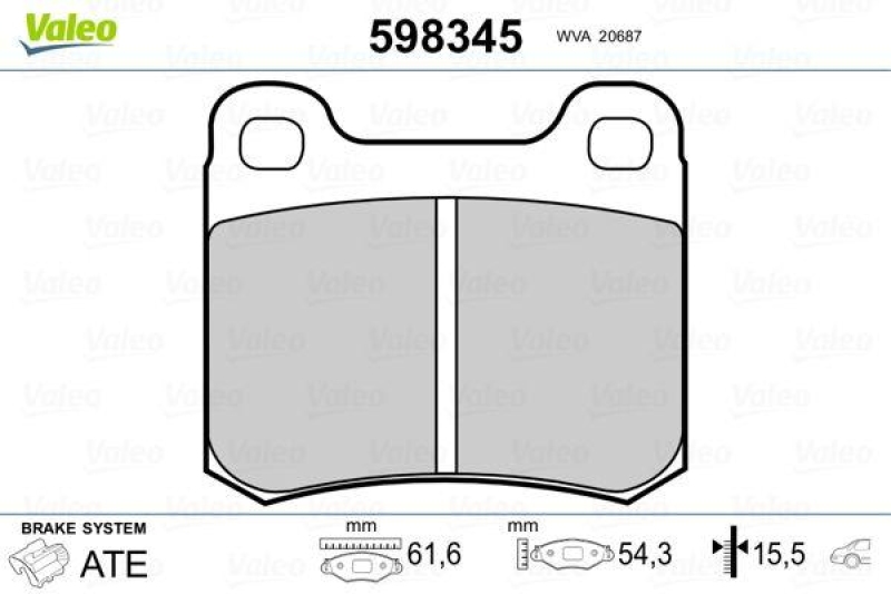 VALEO 598345 SBB-Satz PREMIUM