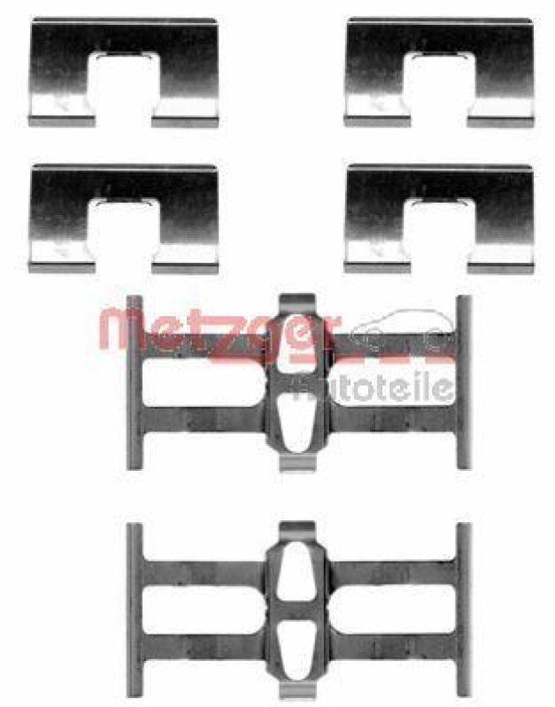 METZGER 109-1118 Zubehörsatz, Scheibenbremsbelag für HONDA