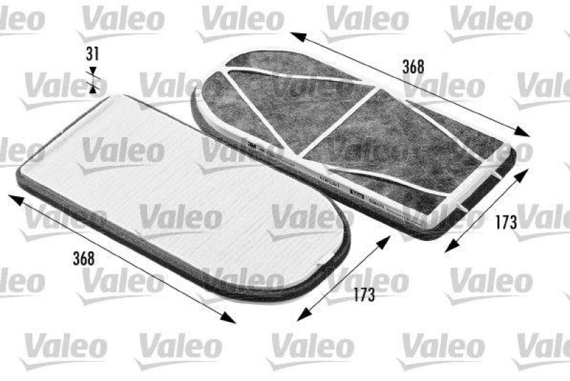 VALEO 698470 Innenraumluftfilter