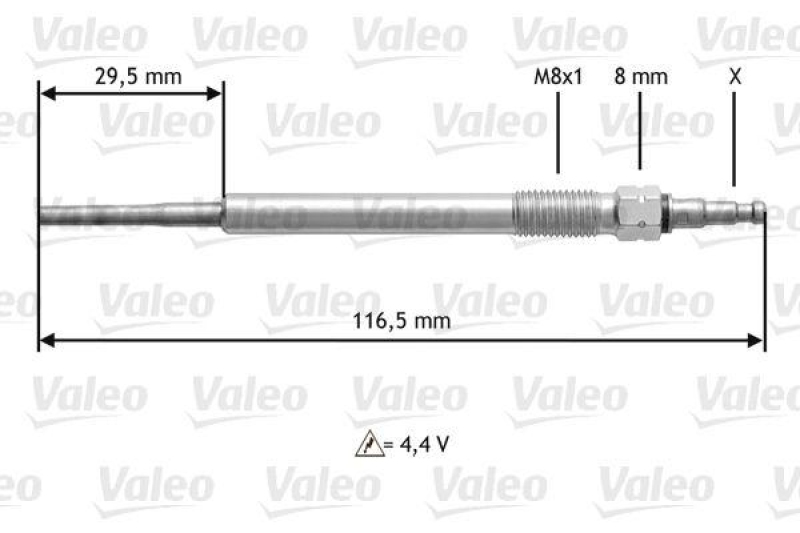 VALEO 345147 Glühkerze VW Golf V,JE