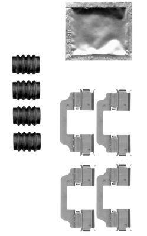 HELLA 8DZ 355 205-321 Zubehörsatz K0468