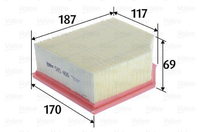 VALEO 585466 Luftfilter