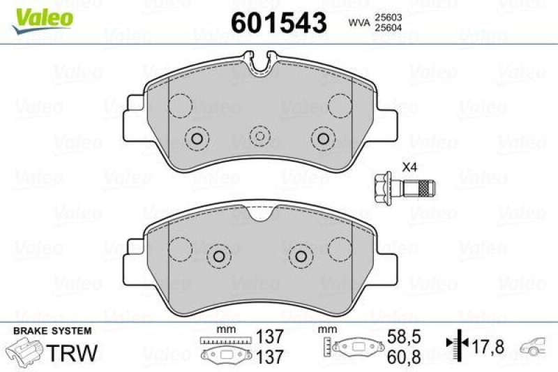 VALEO 601543 SBB-Satz PREMIUM