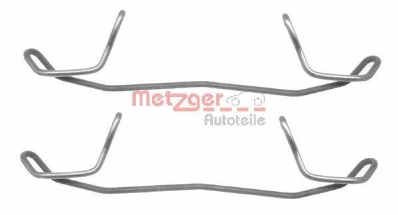 METZGER 109-1123 Zubehörsatz, Scheibenbremsbelag für AUDI/FORD/OPEL/SEAT/SKODA/TOYOTA/VW