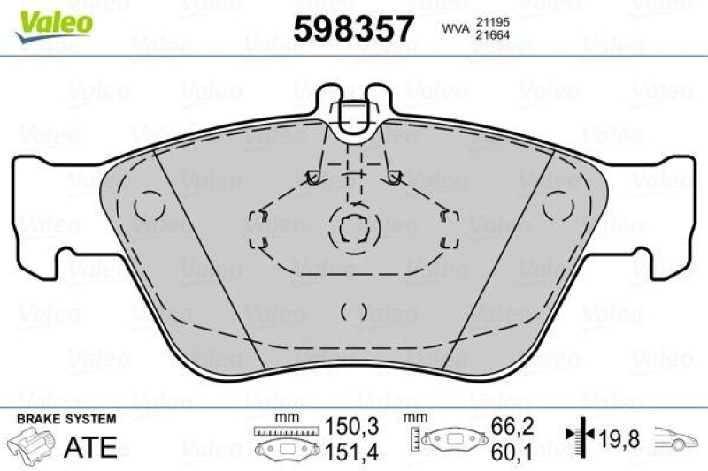 VALEO 598357 SBB-Satz PREMIUM