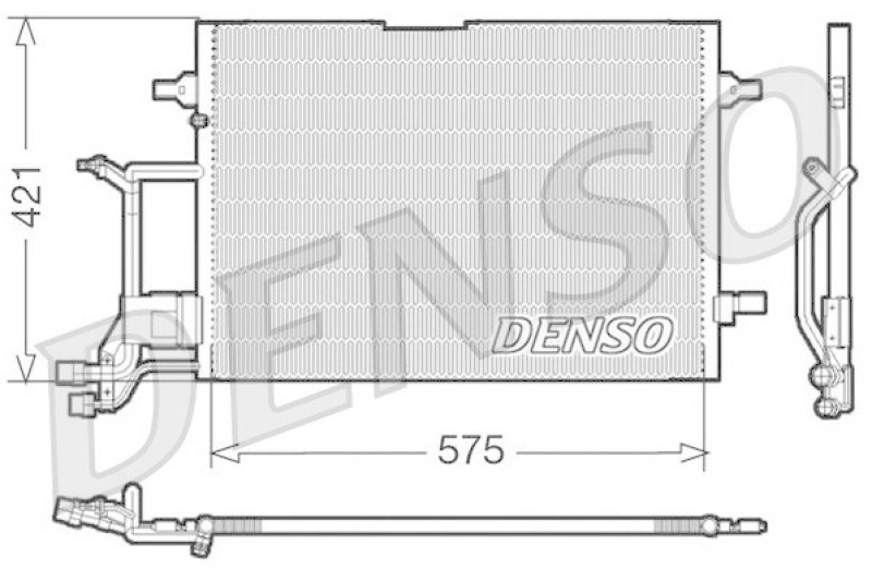 DENSO DCN32016 Kondensator A/C AUDI A4 (8D2, B5) 1.6 (1994 - 2000)