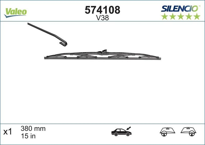 VALEO 574108 Silencio Standard (x1) V38