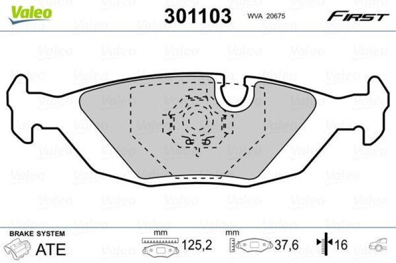 VALEO 301103 SBB-Satz FIRST