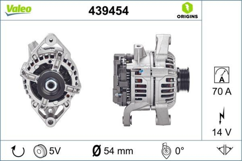 VALEO 439454 Generator Neu - ORIGINS