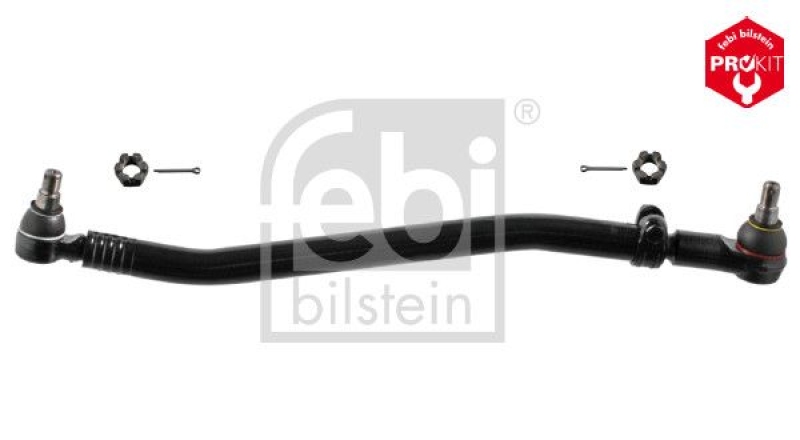 FEBI BILSTEIN 186126 Lenkstange mit Kronenmuttern und Splinten für Volvo