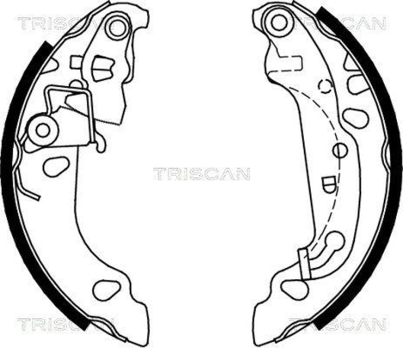 TRISCAN 8100 16008 Bremsbackensatz