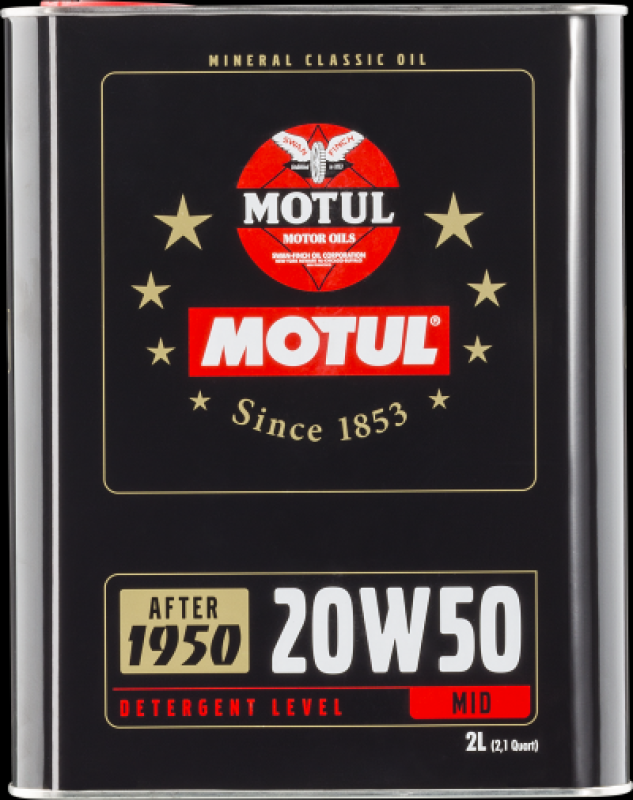 MOTUL 104511 Motoröl Classic 20W-50 2 L