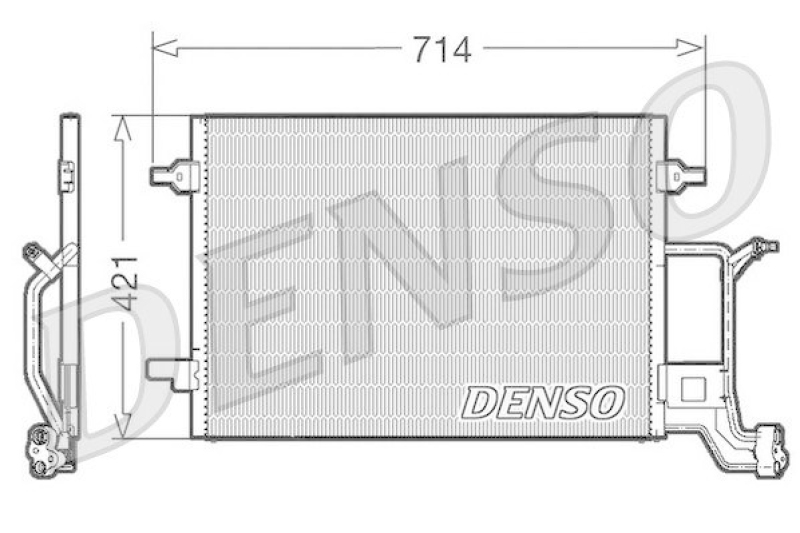 DENSO DCN32019 Kondensator A/C VW PASSAT Variant (3B6) 1.9 TDI (2000 - 2005)