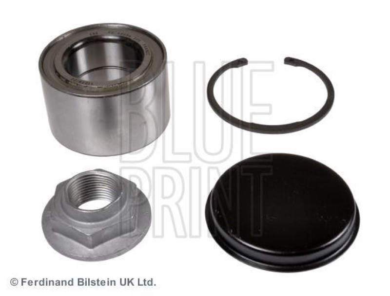BLUE PRINT ADN18367 Radlagersatz mit Achsmutter, Sicherungsring und Staubkappe für Renault