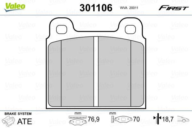 VALEO 301106 SBB-Satz FIRST