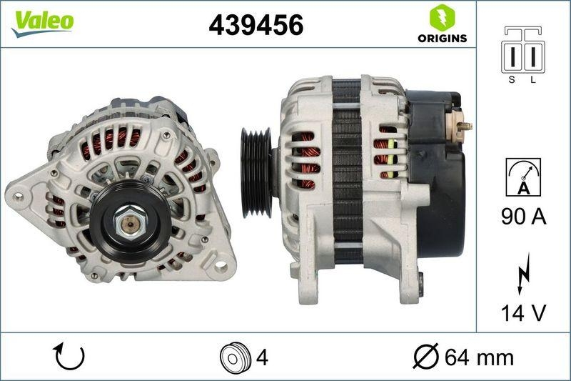 VALEO 439456 Generator Neu - ORIGINS