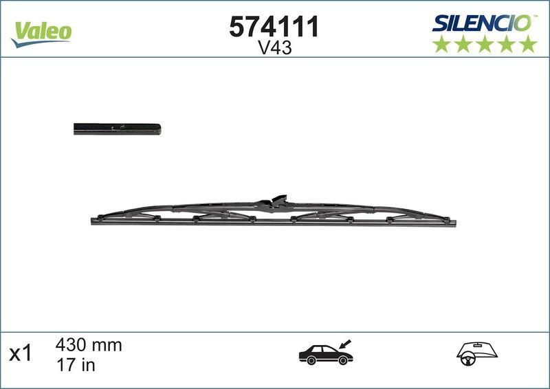 VALEO 574111 Silencio Standard (x1) V43