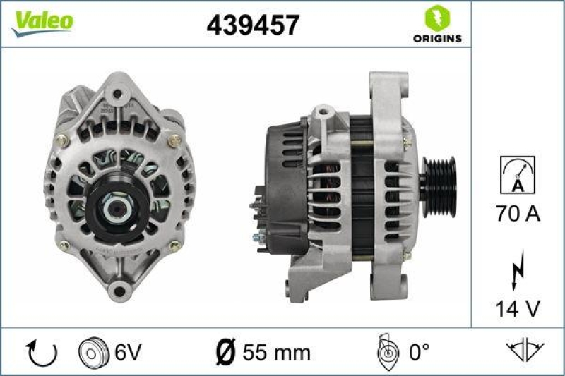 VALEO 439457 Generator Neu - ORIGINS