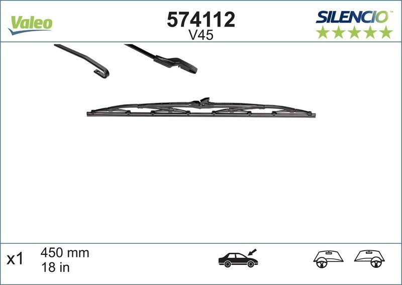 VALEO 574112 Silencio Standard (x1) V45