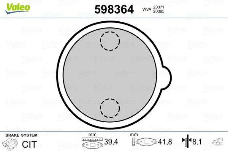 VALEO 598364 SBB-Satz PREMIUM