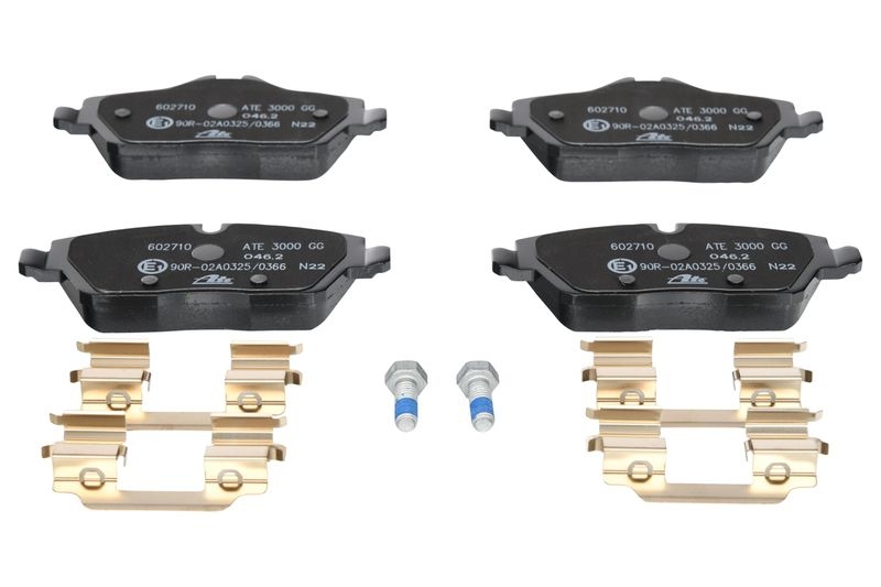 ATE 13.0460-2710.2 Bremsbelagsatz Scheibenbremse für Vorderachse
