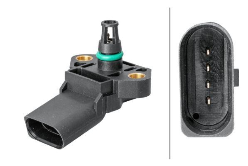 HELLA 6PP 009 400-251 Sensor, Ladedruck für VW/AUDI/SKODA/SEAT