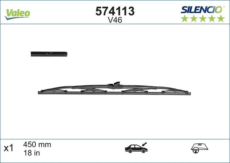 VALEO 574113 Silencio Standard (x1) V46