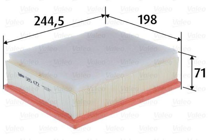 VALEO 585472 Luftfilter