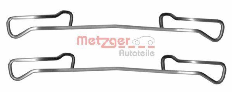 METZGER 109-1150 Zubehörsatz, Scheibenbremsbelag für OPEL