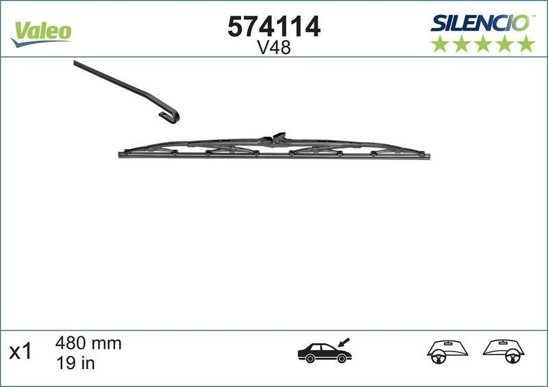 VALEO 574114 Silencio Standard (x1) V48