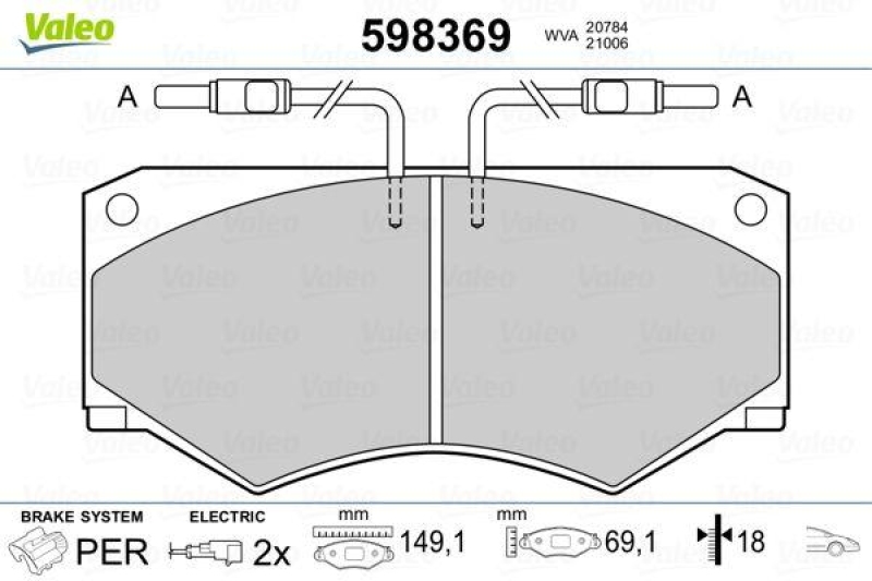 VALEO 598369 SBB-Satz PREMIUM