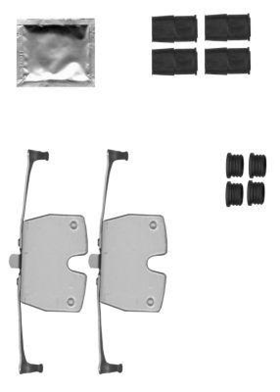 HELLA 8DZ 355 205-441 Zubehörsatz Bremssattel