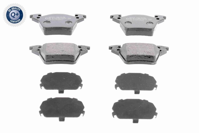 VAICO V30-8156 Bremsbelagsatz, Scheibenbremse Hinterachse Wva: 23020 / Sys. Bosch f&uuml;r MERCEDES-BENZ