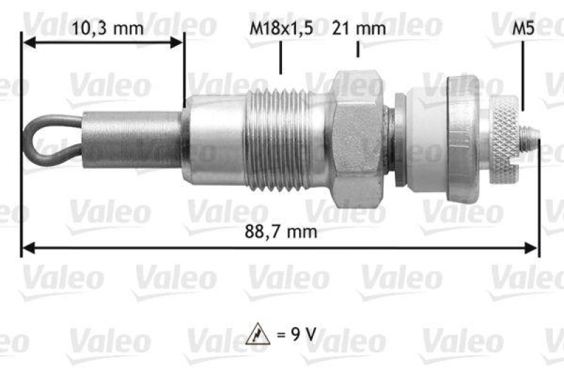 VALEO 345156 Glühkerze MERC 200,207,220,240,300,