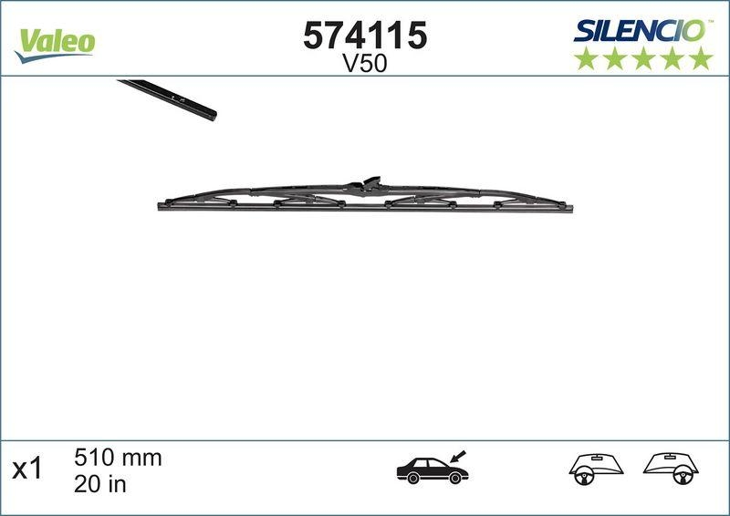 VALEO 574115 Silencio Standard (x1) V50