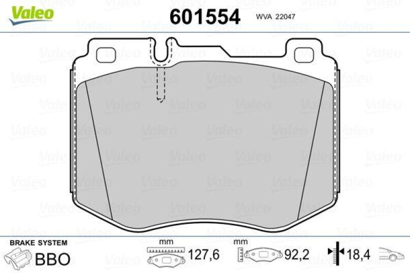 VALEO 601554 SBB-Satz PREMIUM