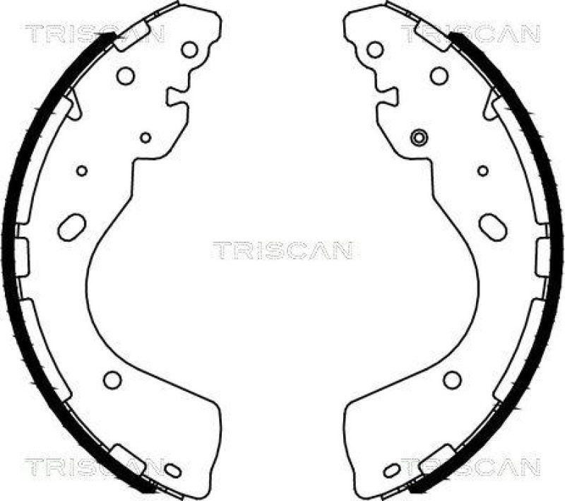 TRISCAN 8100 14012 Bremsbacken für Nissan