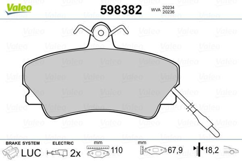 VALEO 598382 SBB-Satz PREMIUM