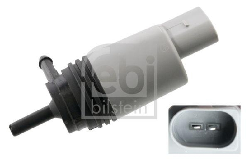 FEBI BILSTEIN 26495 Waschwasserpumpe für Scheiben- und Scheinwerferreinigungsanlage für BMW