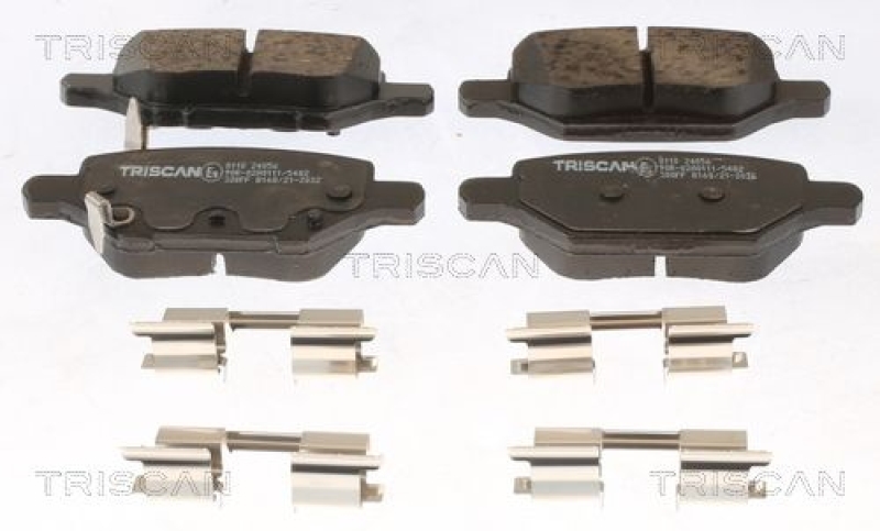 TRISCAN 8110 24056 Bremsbelag Hinten für Opel