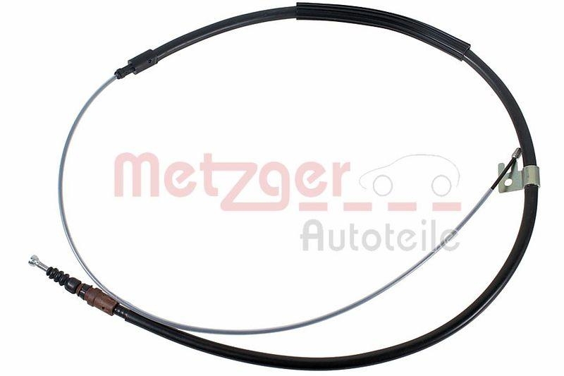 METZGER 1.PE008 Seilzug, Feststellbremse für OPEL/PEUGEOT HI links/rechts