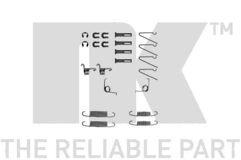 NK 7943703 Zubehörsatz, Bremsbacken für SKODA