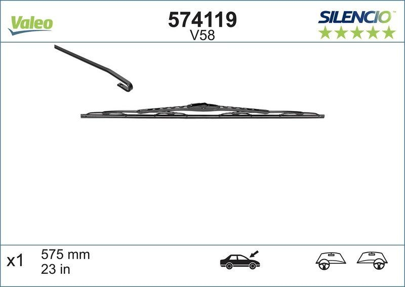 VALEO 574119 Silencio Standard (x1) V58