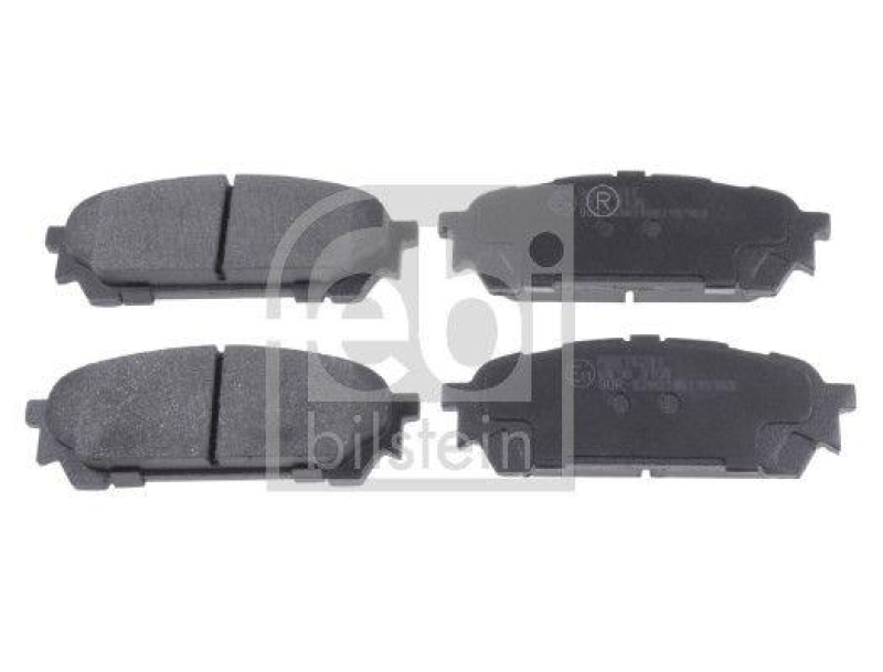 FEBI BILSTEIN 170666 Bremsbelagsatz für SUBARU