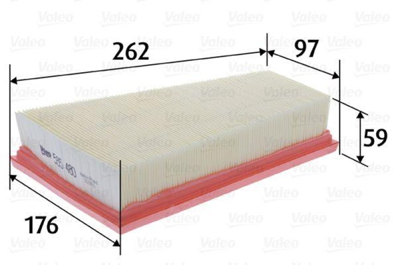 VALEO 585480 Luftfilter